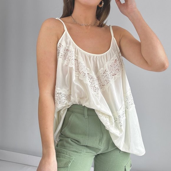 70s Boho Lace Tank - Picture 3 of 6